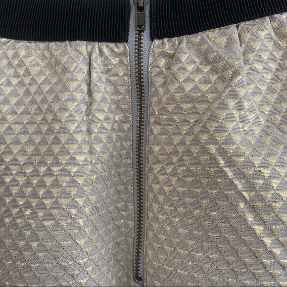 Ganni Textured Flare Mini Skirt Size Medium - Picture 5 of 6